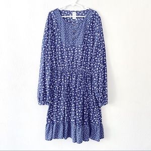 Carter’s Girls Blue Floral Dress/Tunic Size 14